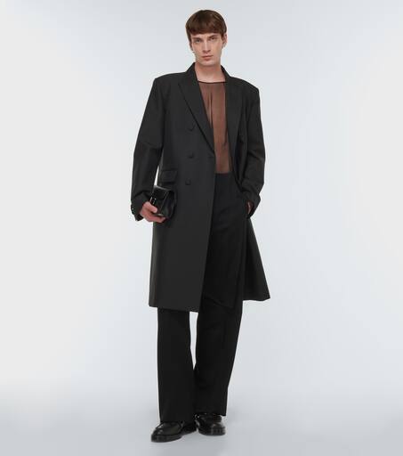 Double-breasted coat