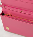 DG-logo leather phone bag