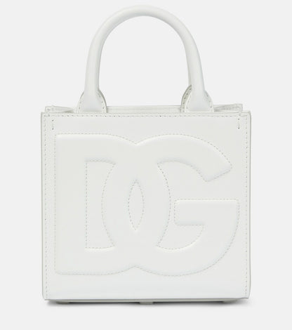 DG Logo Small leather tote bag