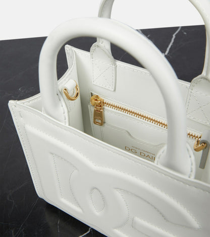DG Logo Small leather tote bag