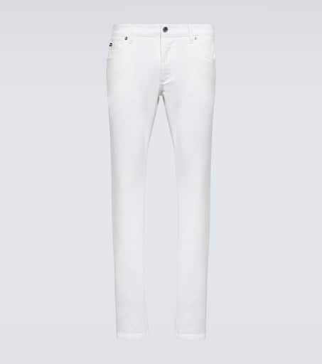 Embellished skinny jeans