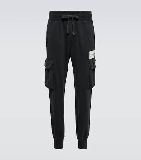 Logo tapered cargo pants