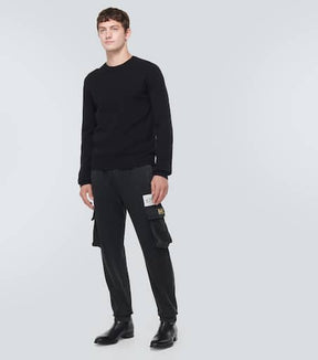 Logo tapered cargo pants