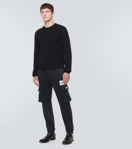 Logo tapered cargo pants
