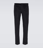 Cotton slim-fit pants