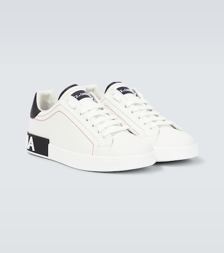 Portofino low-top leather sneakers