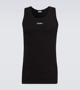 Logo cotton-blend top