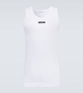 Logo cotton-blend top