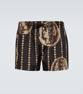 Printed swim shorts