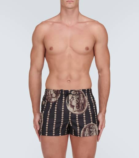 Printed swim shorts