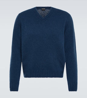 Cashmere and silk-blend sweater