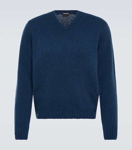 Cashmere and silk-blend sweater