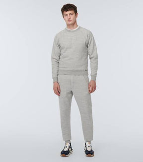 Cotton mélange sweatshirt