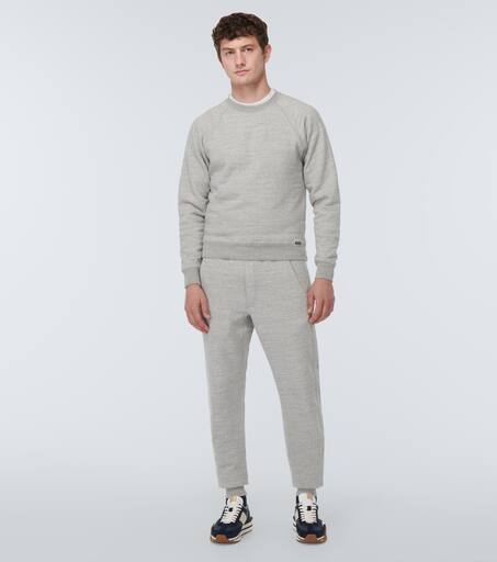Cotton mélange sweatshirt