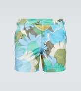Floral swim trunks