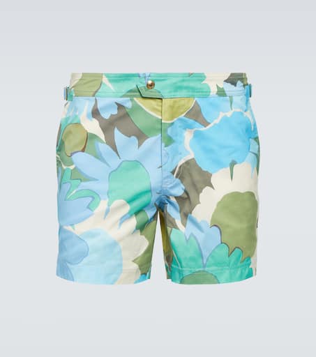 Floral swim trunks
