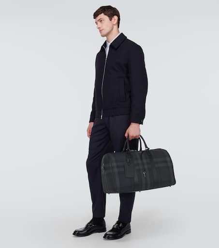 Wool tapered pants