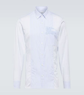 EKD striped cotton poplin shirt