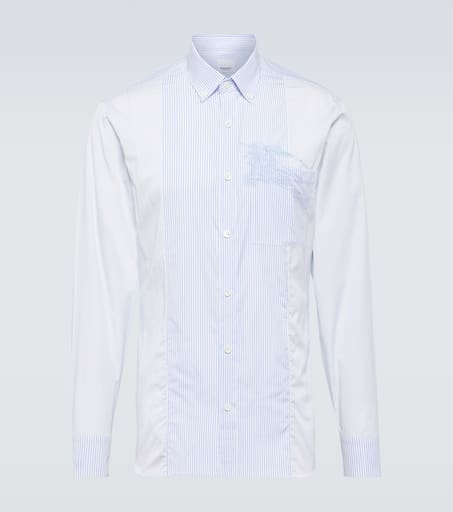 EKD striped cotton poplin shirt