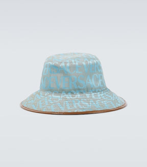 Versace Allover canvas bucket hat