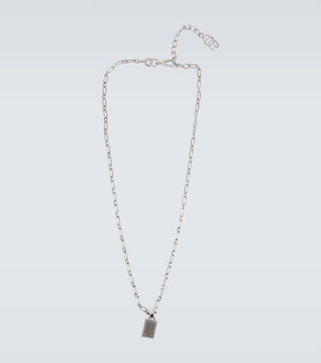 Logo pendant necklace