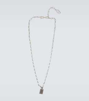Logo pendant necklace