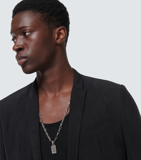 Logo pendant necklace