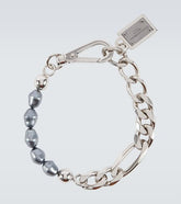 Beaded chainlink bracelet