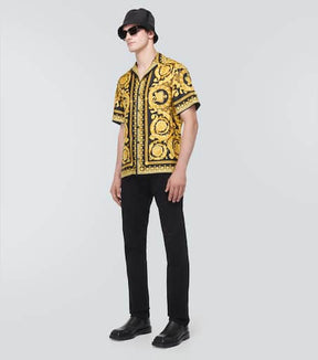 Embellished mid-rise straight jeans