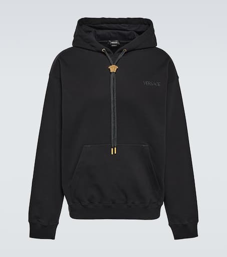 Medusa cotton hoodie