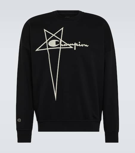 x Champion® embroidered cotton sweatshirt
