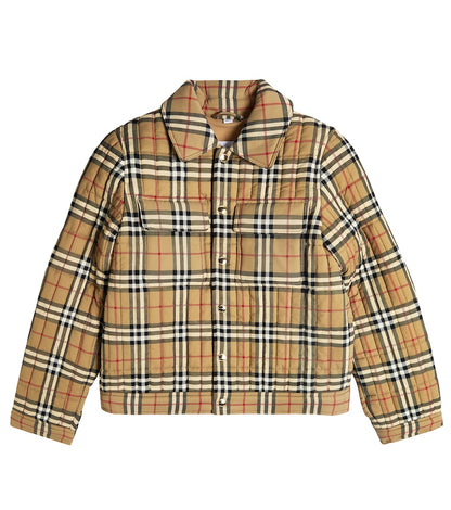Check windbreaker jacket