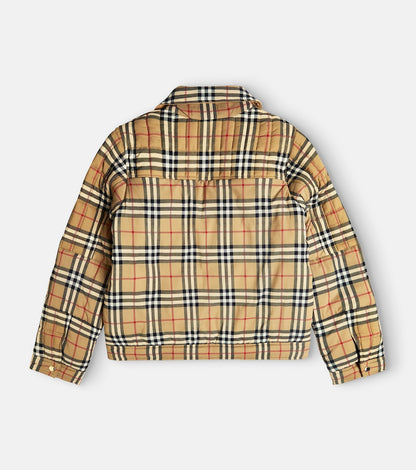 Check windbreaker jacket