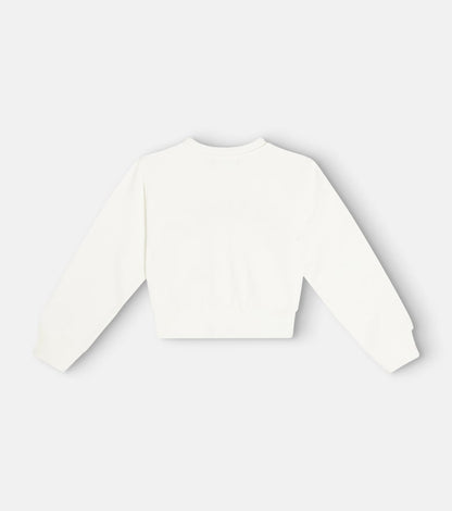 Versace Logo Kids cotton sweatshirt