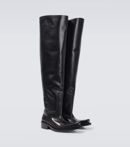 Santiago over-the-knee leather boots