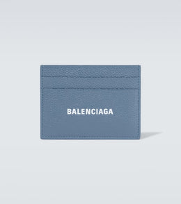 Cash leather card holder