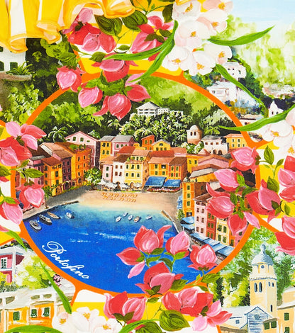 Portofino printed swimsuit