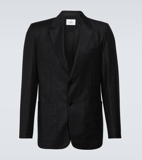 Chalk stripe virgin wool blazer