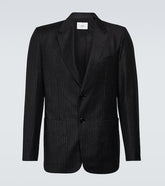 Chalk stripe virgin wool blazer