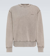 Logo cotton jersey sweatshirt