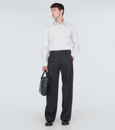 Striped cotton shirt