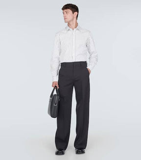 Striped cotton shirt