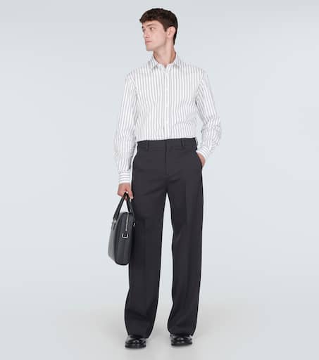 Striped cotton shirt