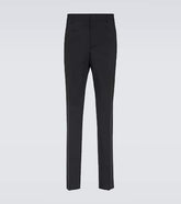 Wool-blend pants