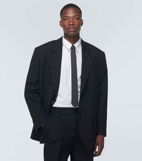 Wool and silk tie