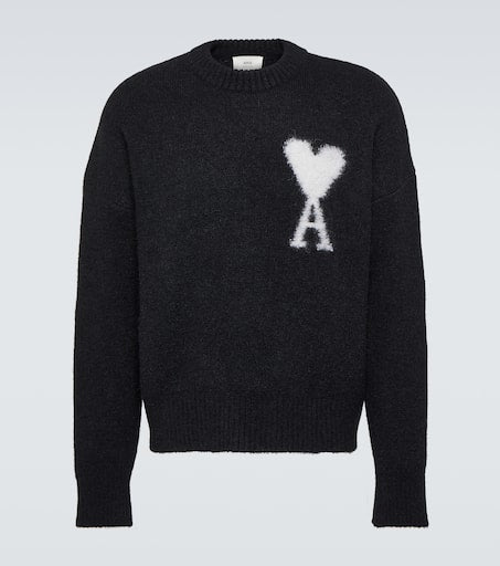 Ami de Cœur alpaca wool-blend sweater