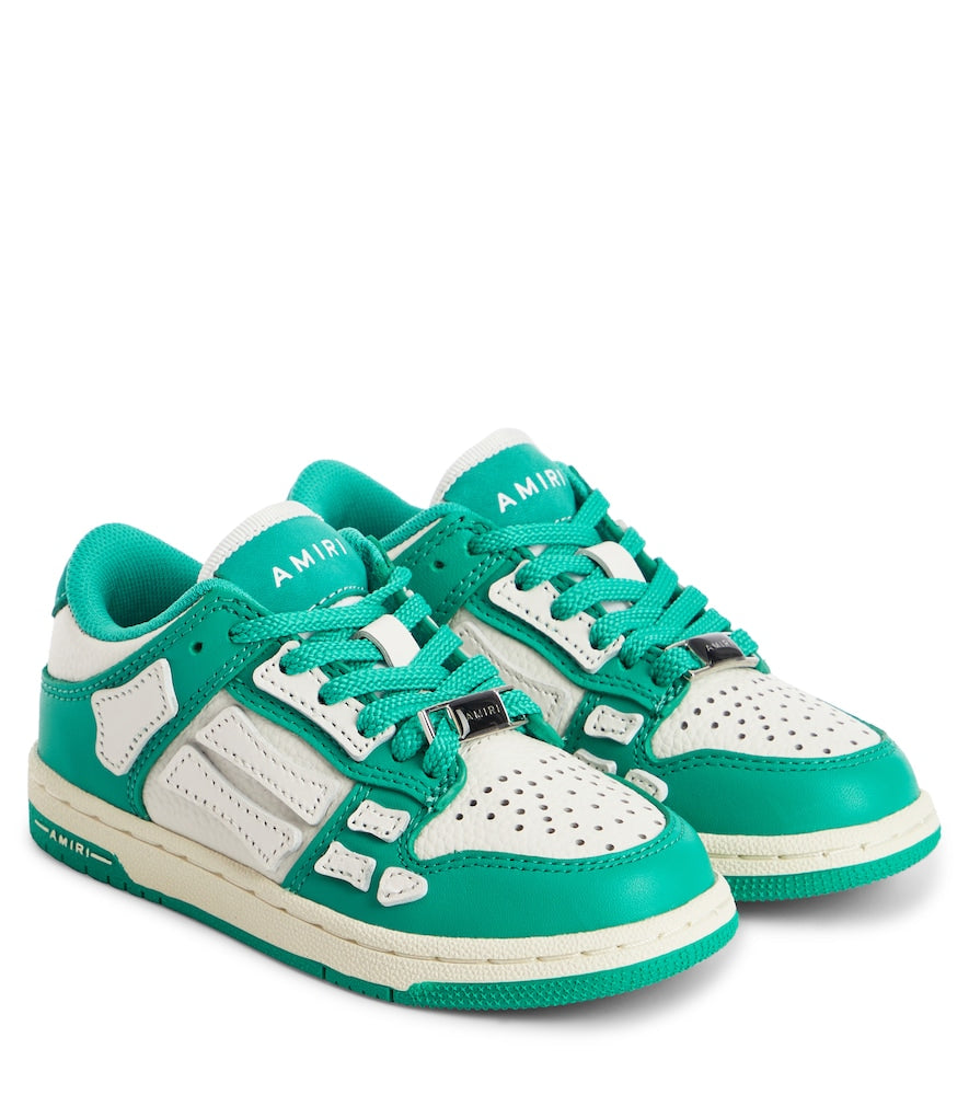 Skel Top leather low-top sneakers