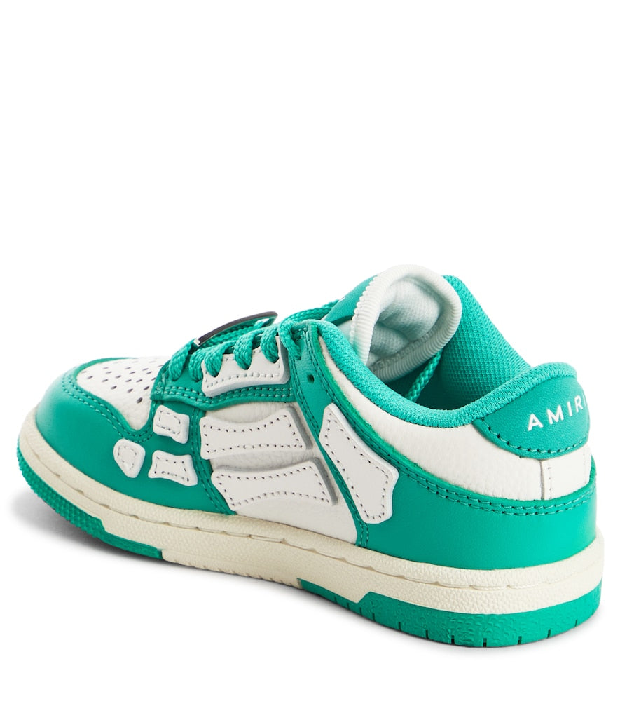 Skel Top leather low-top sneakers