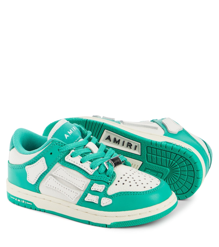 Skel Top leather low-top sneakers