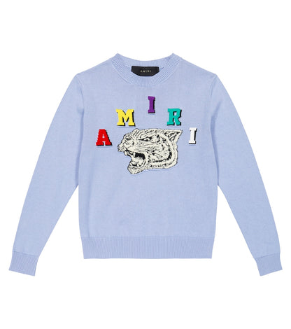 Tiger Varsity cotton sweater